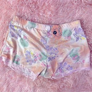 Floral pj shorts